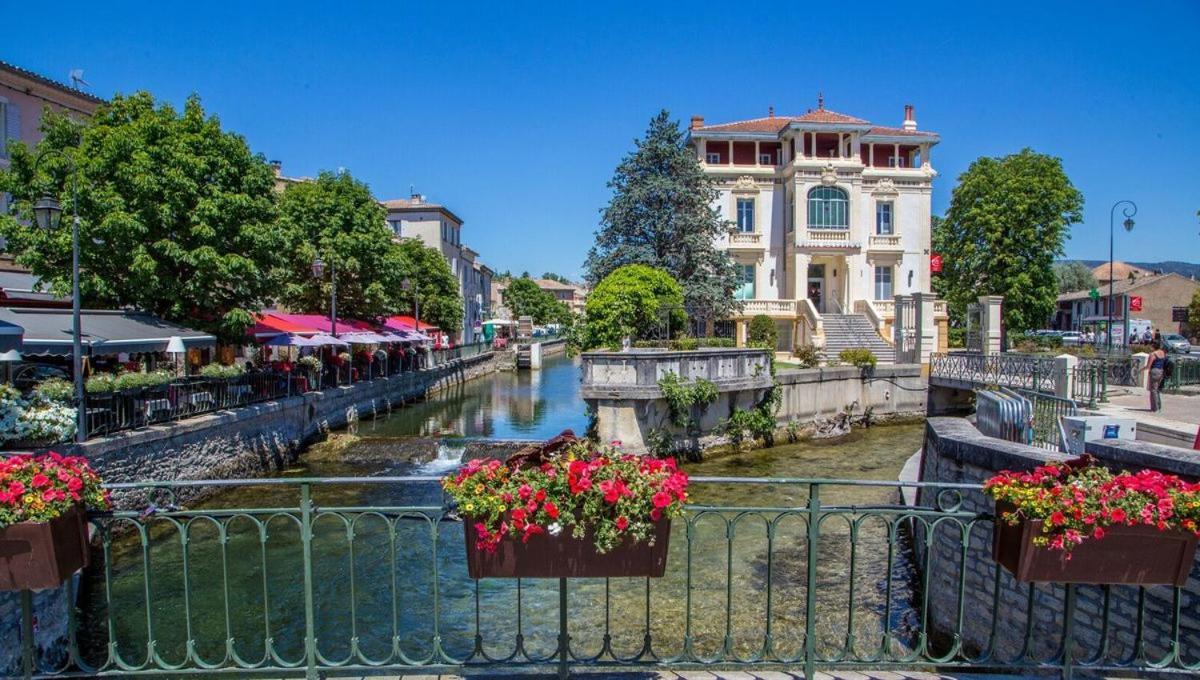 Gite De L'Olivier, Classe, Climatise, Jardin Avec Parking Gratuit Devant Le Logement Et A 5 Minutes Du Centre-Ville A Pied Л'Иль-сюр-ла-Сорг Экстерьер фото